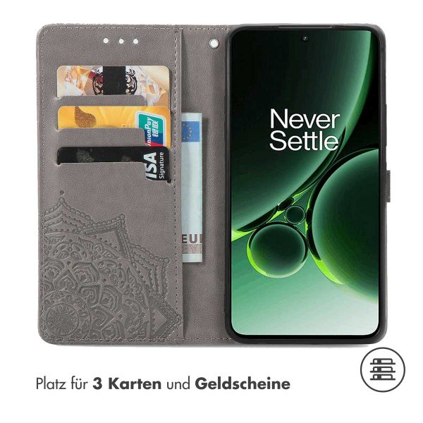 imoshion Mandala Klapphülle für das OnePlus Nord 3 - Grau