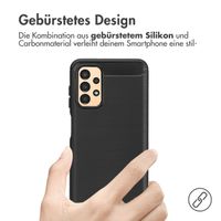 imoshion Brushed Back Cover für das Samsung Galaxy A13 (4G) - Schwarz