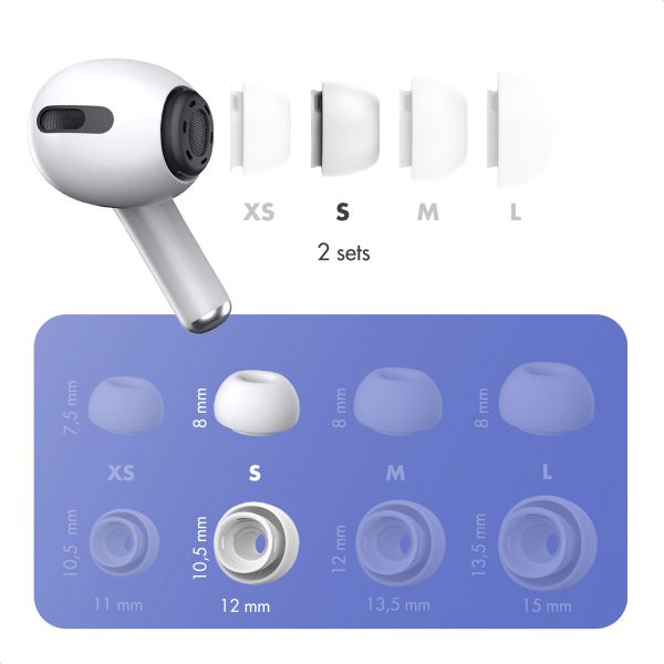 imoshion Silikontips 2-pack Apple AirPods Pro 1 / 2 - S