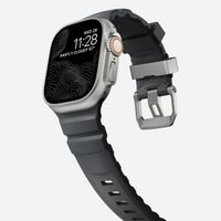Nomad Rocky Point Armband für das  Apple Watch Series 1 t/m 11 / SE / Ultra (44/45/46/49 mm) - Storm / Titanium