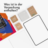 Accezz Schutzfolie aus gehärtetem Glas mit Applikator für das iPad 9 (2021) 10.2 Zoll / iPad 8 (2020) 10.2 Zoll / iPad 7 (2019) 10.2 Zoll