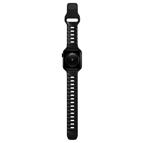 Nomad Sport Armband FKM für das  Apple Watch Series 1 t/m 11 / SE / Ultra (44/45/46/49 mm) - Schwarz