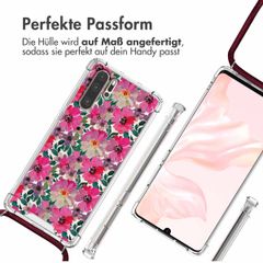 imoshion Design Hülle mit Band Huawei P30 Pro - Flower Water