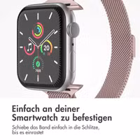 imoshion Mailandisches schlankes Armband für das  Apple Watch Series 1 t/m 9 / SE (38/40/41 mm) | Series 10 / 11 (42 mm) - Rosa