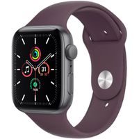 Apple Sport Band für Apple Watch Series 1 bis 10 / SE / Ultra (2) (44/45/46/49 mm) - Dark Cherry