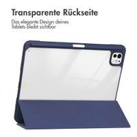 imoshion Trifold Hardcase Klapphülle Apple iPad Pro 11 (2024) M4 - Dunkelblau