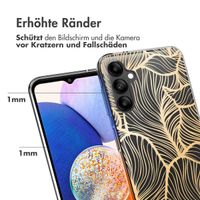 imoshion Design Hülle Samsung Galaxy A14 (5G/4G) - Golden Leaves