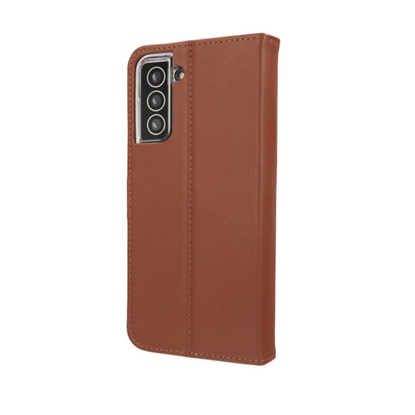 Valenta Klapphülle Leather für das Samsung Galaxy S21 Plus - Braun