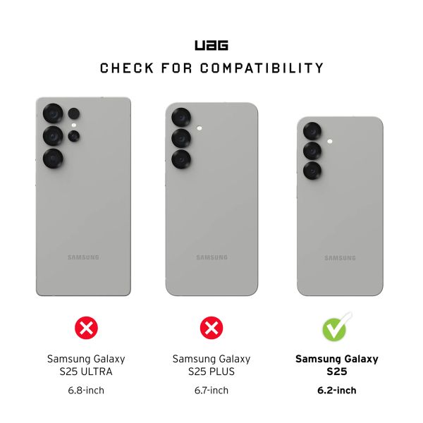 UAG Displayschutz aus gehärtetem Glas Shield Plus Samsung Galaxy S25
