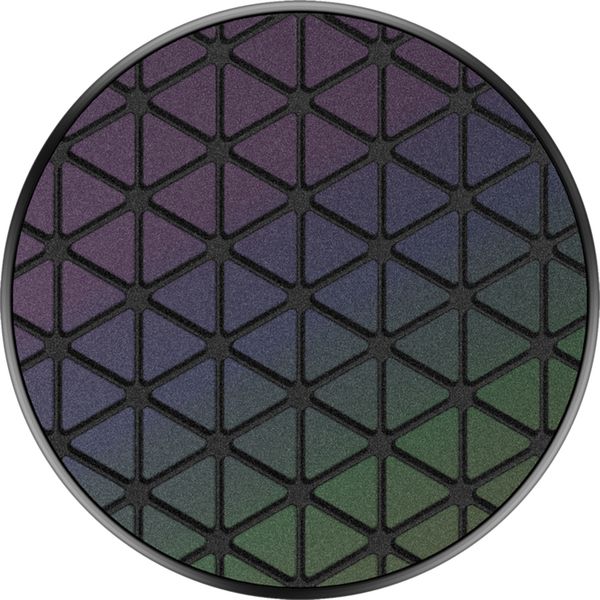 PopSockets PopGrip - Abnehmbar - Reflective Techno Grid Chromatic