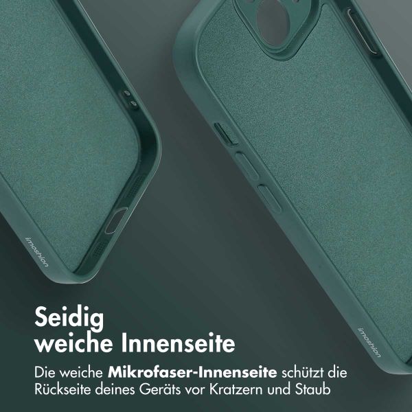 imoshion Color Back Cover mit MagSafe Apple iPhone 15 - Dunkelgrün