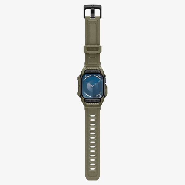Spigen Rugged Armor™ Pro Case für Apple Watch Series 10 / 11 - 46 mm - Vintage Khaki