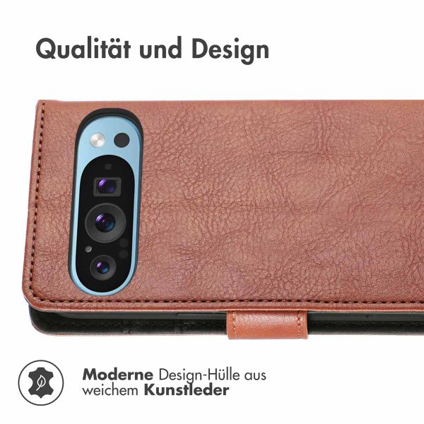 imoshion Luxuriöse Klapphülle Google Pixel 9 Pro XL - Braun