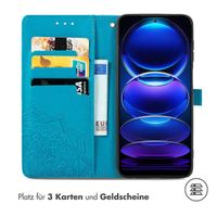 imoshion Mandala Klapphülle für das Xiaomi Redmi Note 12 Pro Plus - Türkis