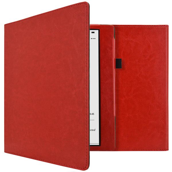 imoshion Vegan Leather Klapphülle für das Kobo Elipsa 2E - Rot