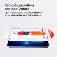 Accezz Gehärteter Glas-Schutz + Applikator Apple iPhone 13 Pro Max / 14 Plus
