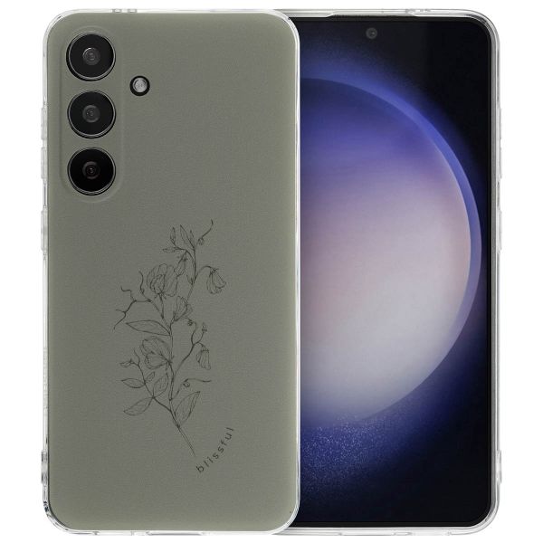 imoshion Design Hülle Samsung Galaxy S24 - Floral Green