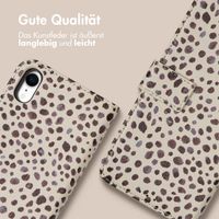 imoshion Design Klapphülle Apple iPhone Xr - Black And White Dots