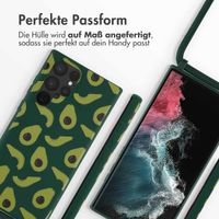 imoshion SilikonHülle design mit Band Samsung Galaxy S22 Ultra - Avocado Green