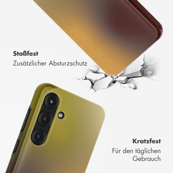 Selencia Vivid Rückabdeckung mit MagSafe Samsung Galaxy S25 - Gradient Olive Dust