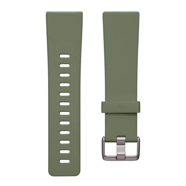 Fitbit Classic Silikonarmband für  Fitbit Versa / Versa 2 / Versa Lite - Größe L - Olive