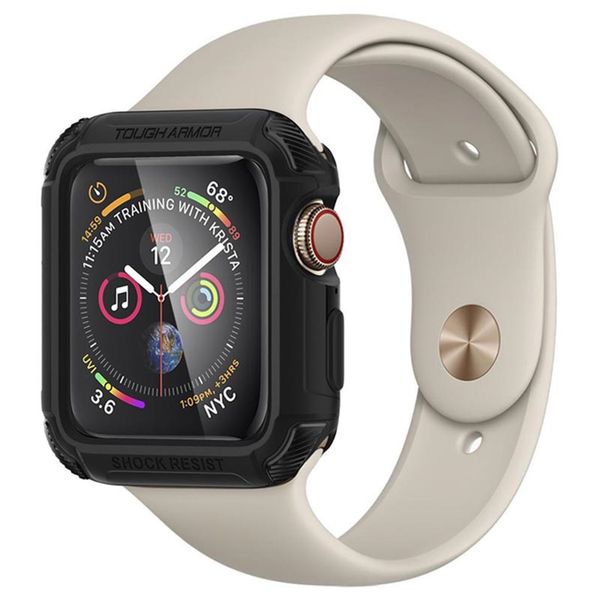 Spigen Tough Armor™ Case Schwarz für Apple Watch 44 mm