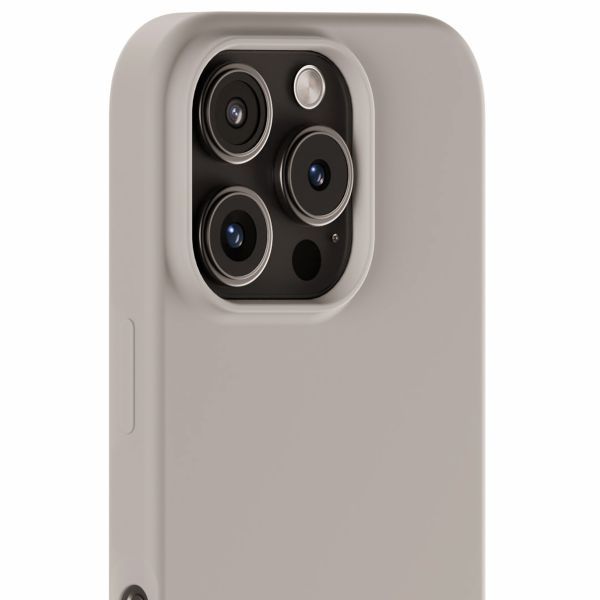 Holdit Silicone Case für das iPhone 16 Pro - Taupe