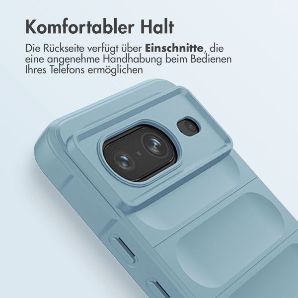 imoshion EasyGrip Backcover für das Google Pixel 8 - Hellblau