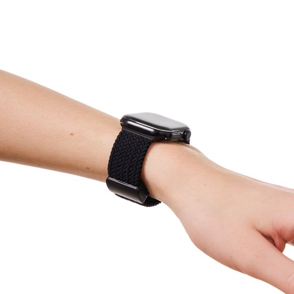 iDeal of Sweden Soft Braid Watch Band für Apple Watch | 44/45/46/49 mm - Iconic Black