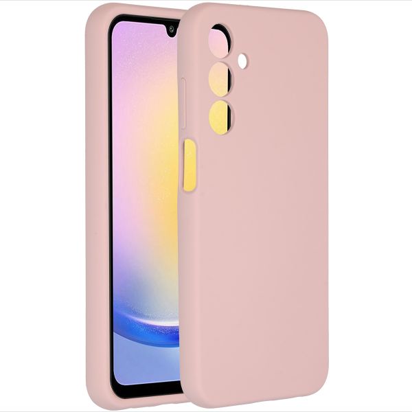 Accezz Liquid Silikoncase für das Samsung Galaxy A25 (5G) - Rosa