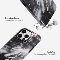 Selencia Vivid Back Cover Apple iPhone 14 Pro - Chic Marble Black