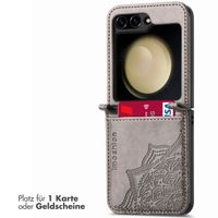 imoshion Mandala Klapphülle Samsung Galaxy Z Flip 5 - Grau