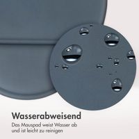 imoshion Ergonomisches Mauspad - Mauspad mit Handgelenkstütze - 30 x 25 cm - Sealblau