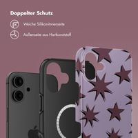Selencia Vivid Rückabdeckung mit MagSafe Apple iPhone 16 - Stars Plum Lilac