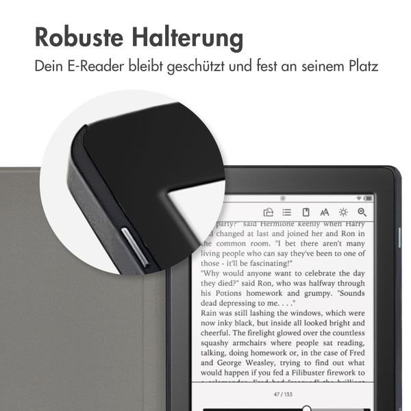 imoshion Design Slim Hard Case Klapphülle Tolino Page 2 - Flower Watercolor