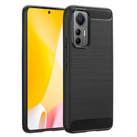 imoshion Brushed Back Cover Xiaomi 12 Lite - Schwarz
