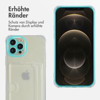 imoshion Soft Case Back Cover mit Kartenhalter Apple iPhone 12 Pro - Transparent