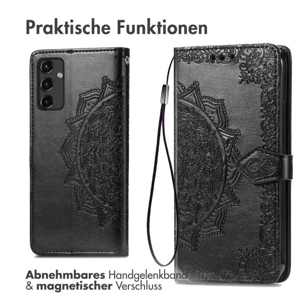 imoshion Mandala Klapphülle Samsung Galaxy A14 (5G/4G) - Schwarz