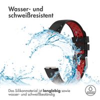 imoshion Silikonband Sport für das Fitbit Luxe - Schwarz/Rot