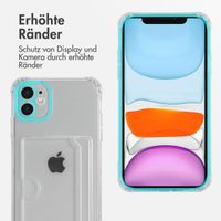 imoshion Soft Case Back Cover mit Kartenhalter für das iPhone 11 - Transparent