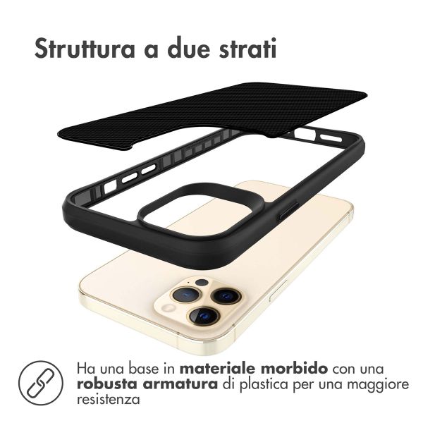 imoshion Rugged Hybrid Carbon Case Apple iPhone 12 Pro Max - Schwarz
