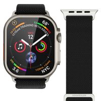 Vonmählen Classic Nylon Loop Armband für deine Apple Watch | 44/45/46/49 mm - Schwarz