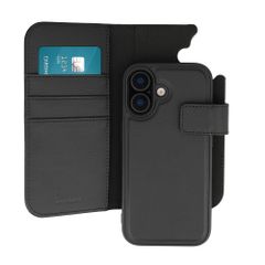 imoshion Herausnehmbare 2-in-1 Luxus-Bookcase Apple iPhone 16 - Schwarz