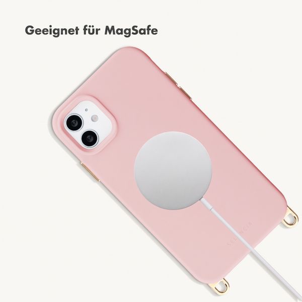 Selencia Rivièra Backcover mit MagSafe mit abnehmbaren Haken Apple iPhone 11 - Sorbet Pink