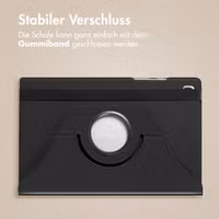 imoshion 360° drehbare Klapphülle Galaxy Tab S6 Lite / Tab S6 Lite (2022) / Tab S6 Lite (2024) - Schwarz