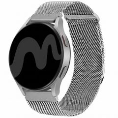 imoshion Magnetisches Milanaise Armband -   Universelle 22 mm Anschluss - Größe S - Silber
