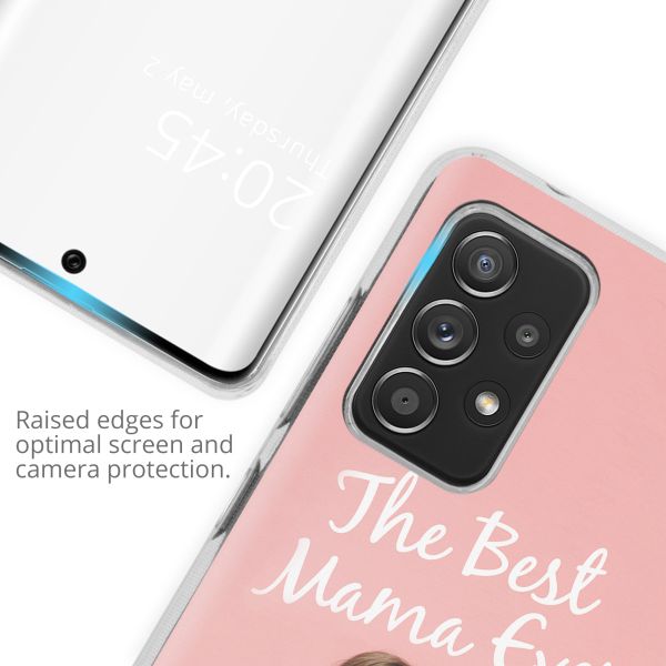 Gestalte deine eigene Clear Case Samsung Galaxy A72 - Transparent