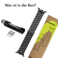imoshion Edelstahlarmband für das  Samsung Galaxy Watch 8 (40/44mm) / Classic (46mm) - Schwarz