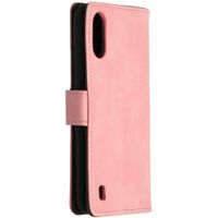 imoshion Luxuriöse Klapphülle Rosa für Samsung Galaxy A01