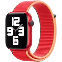 Apple Sport Loop Armband für Apple Watch Series 1 bis 10 / SE / Ultra (2) (44/45/46/49 mm) - Red